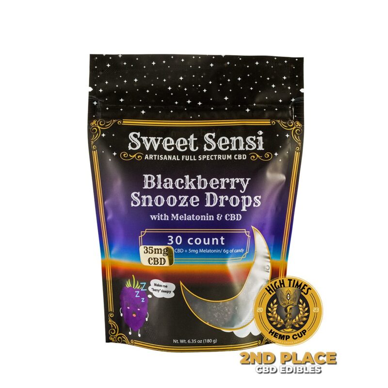 Blackberry Snooze Drops with Melatonin and CBD
