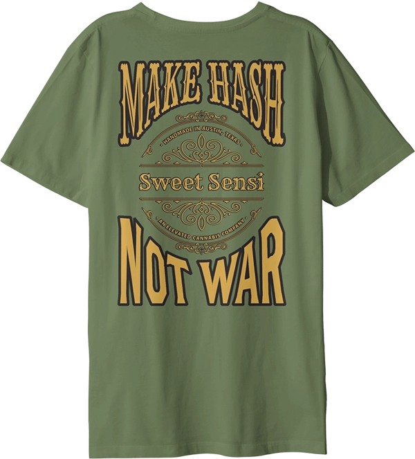 hash tee green transparent